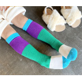 Baby-Oberschenkel-Unisex-Socken gestreifte Socke für kleine Mädchen